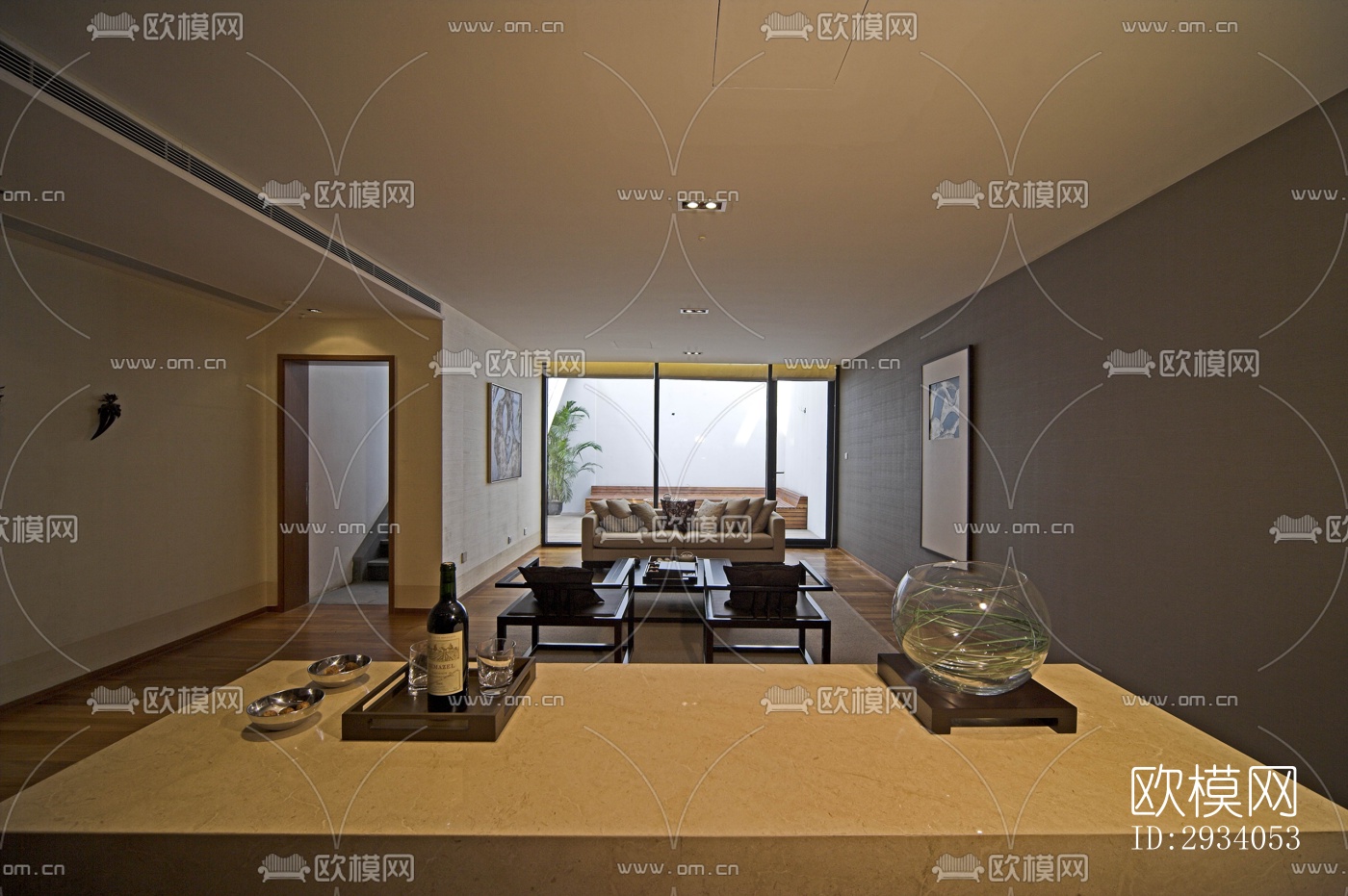 现代别墅效果图下载（渲染图16）