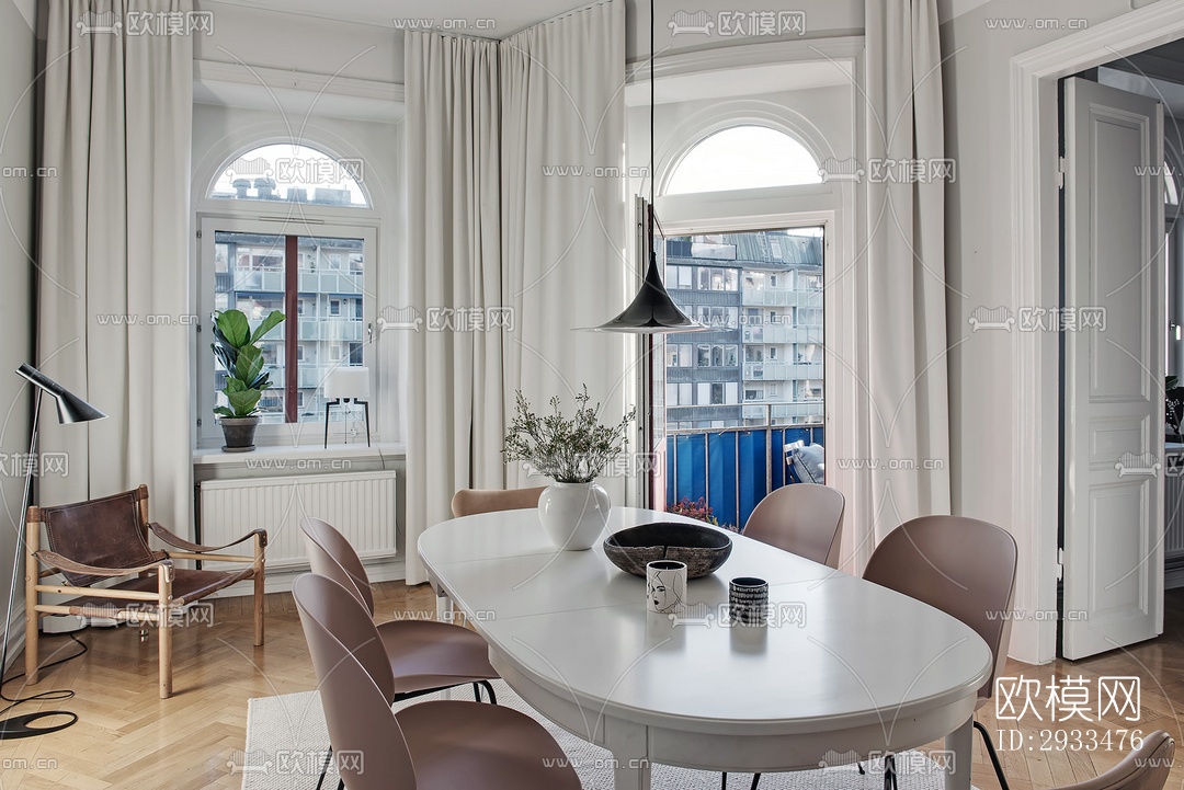 北欧公寓效果图下载（渲染图5）