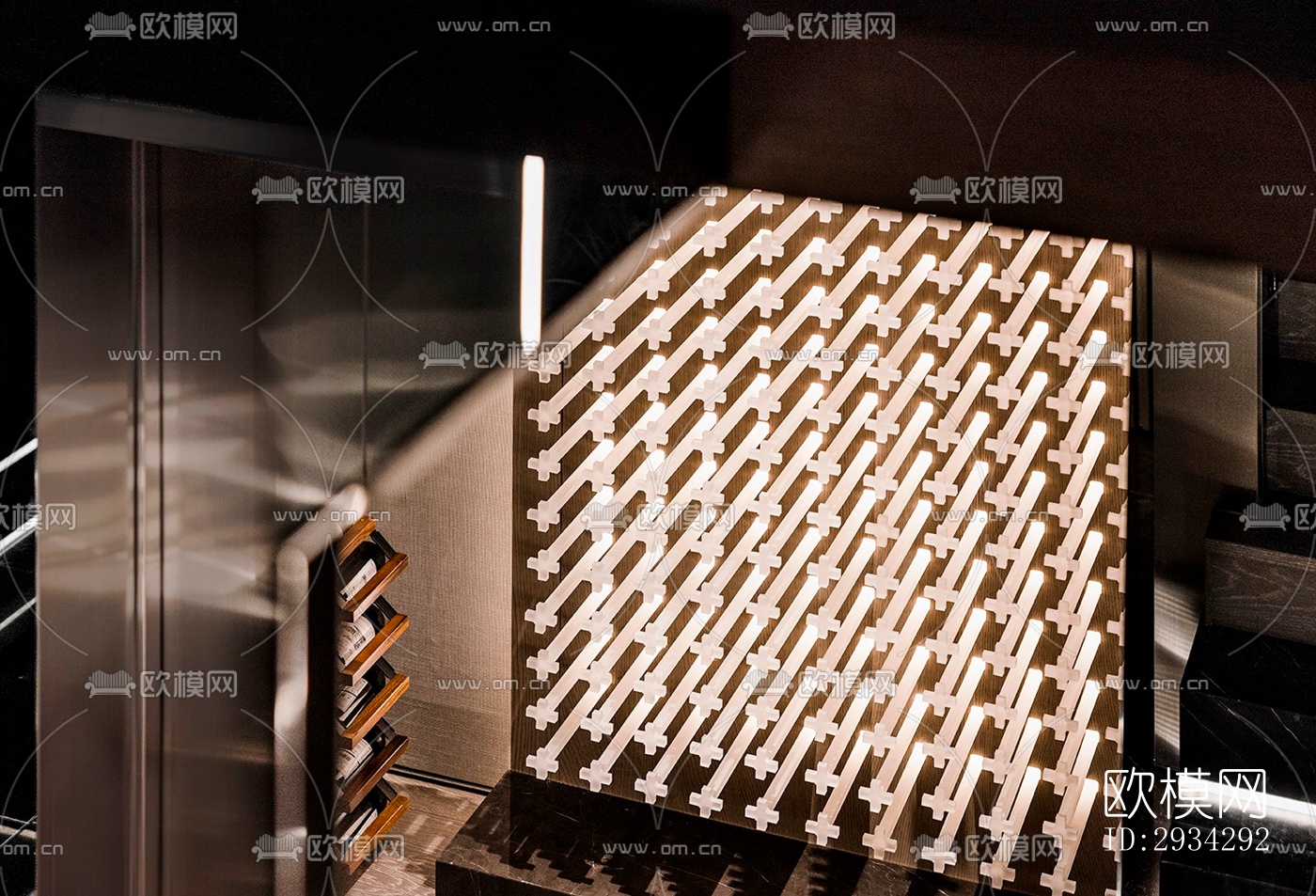 现代复式效果图下载（渲染图11）