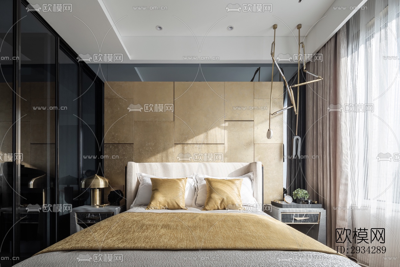 现代复式效果图下载（渲染图12）