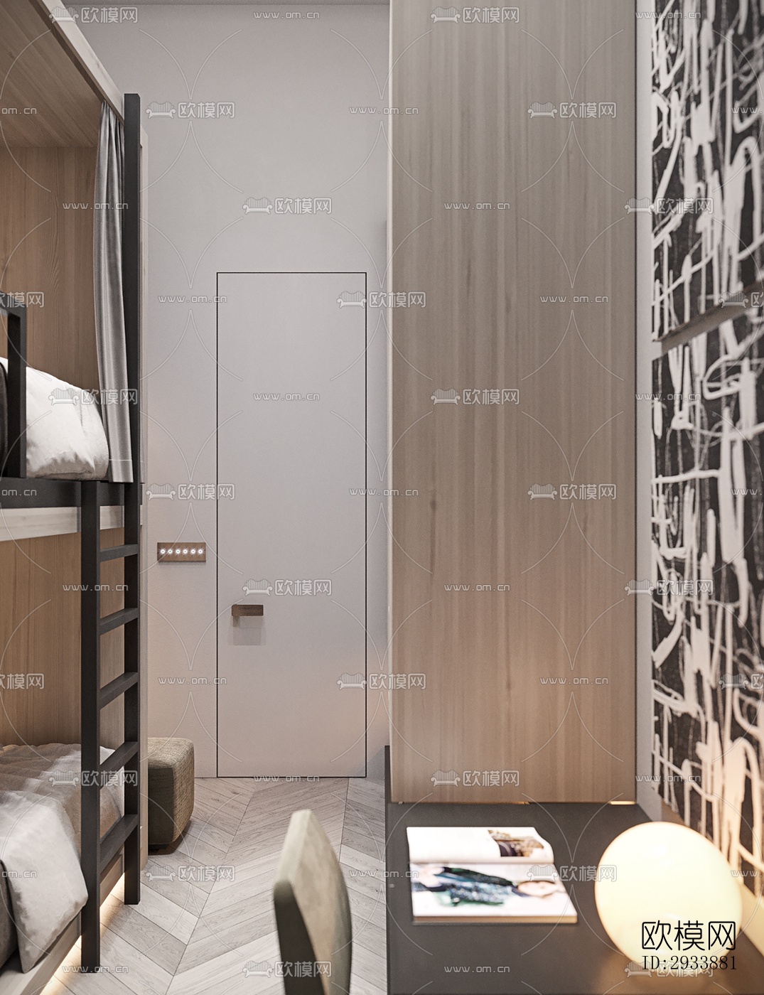 北欧别墅效果图下载（渲染图5）