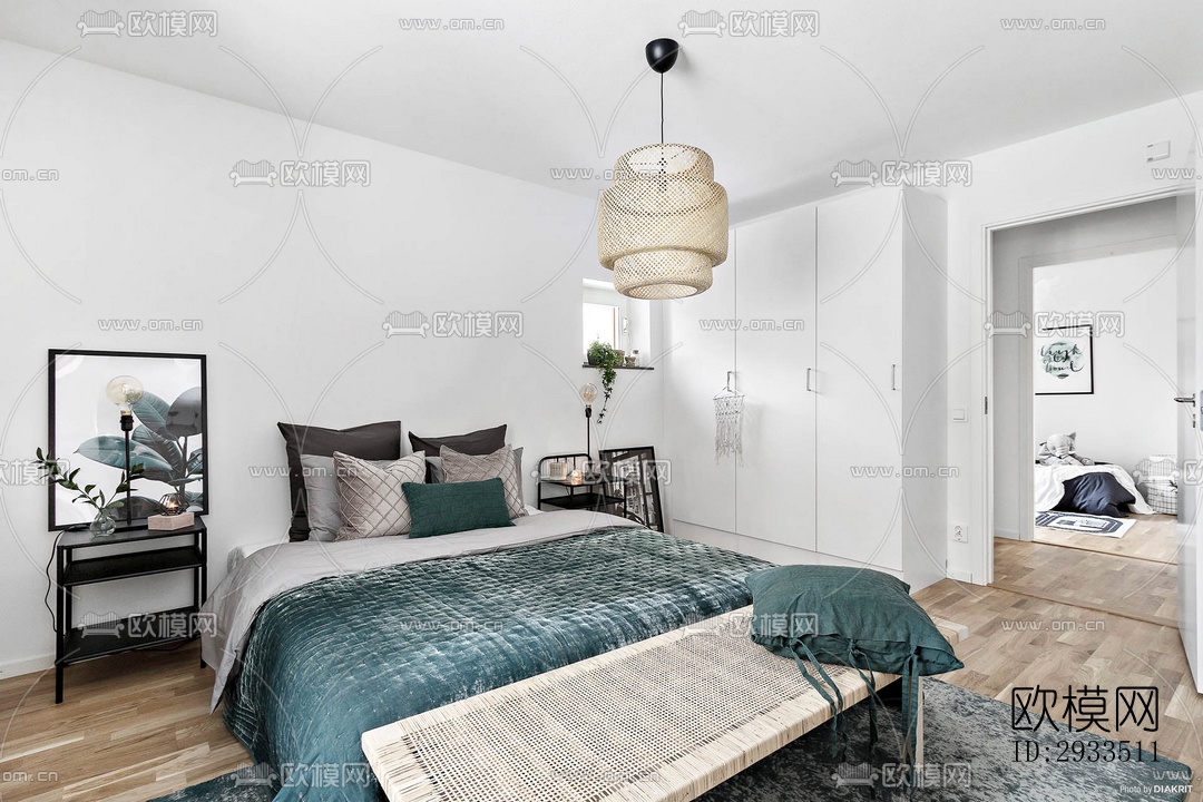 北欧公寓效果图下载（渲染图8）