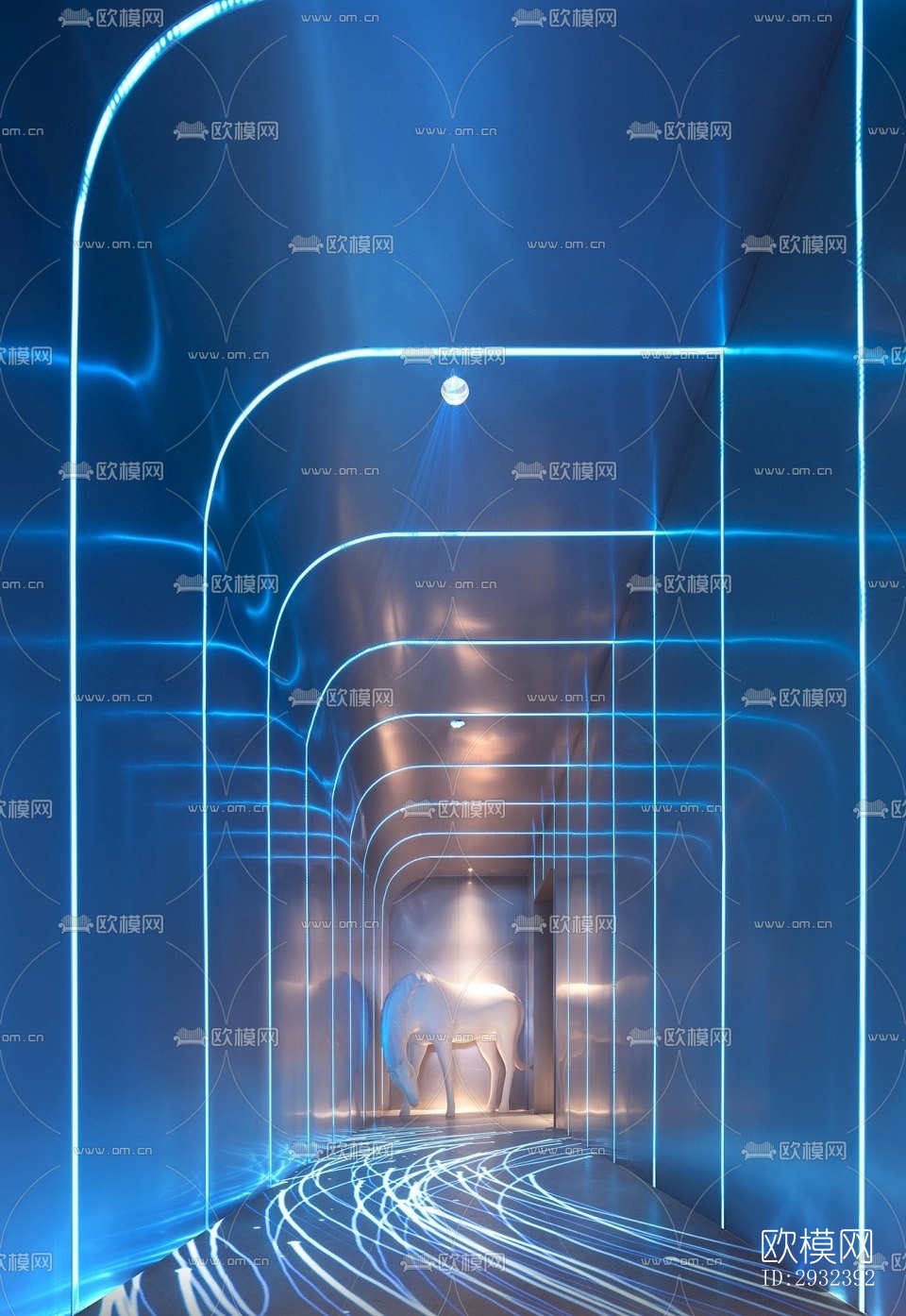 现代酒吧效果图下载（渲染图3）