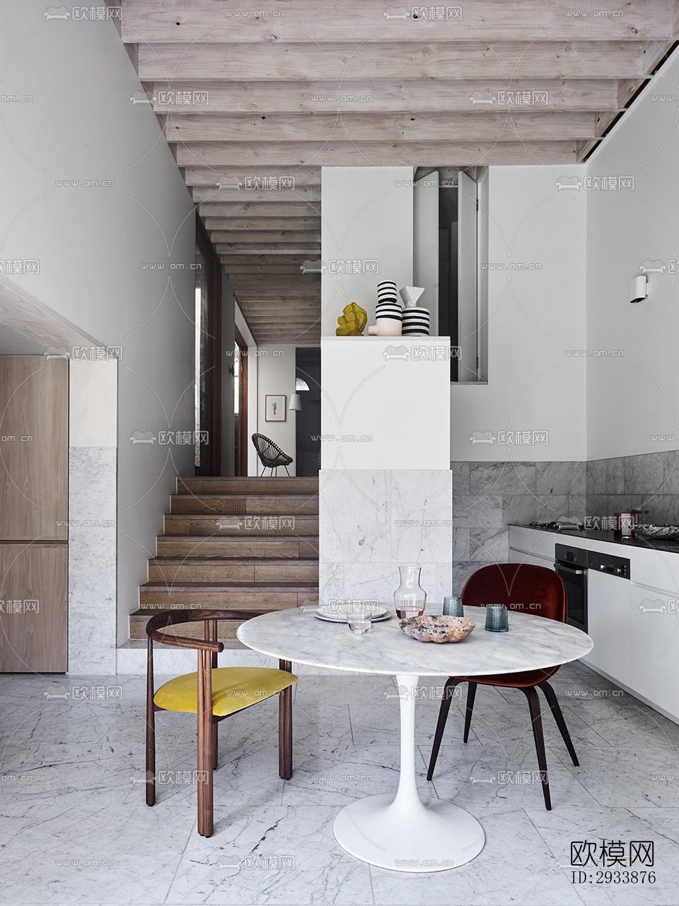 北欧别墅效果图下载（渲染图13）