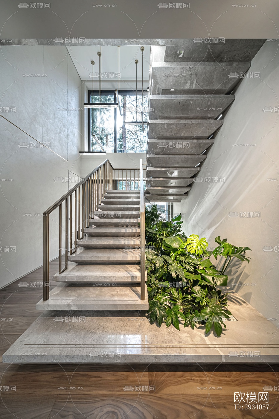 现代别墅效果图下载（渲染图14）