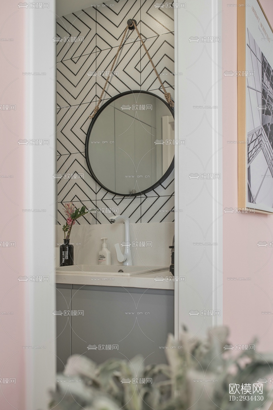 北欧平层效果图下载（渲染图10）