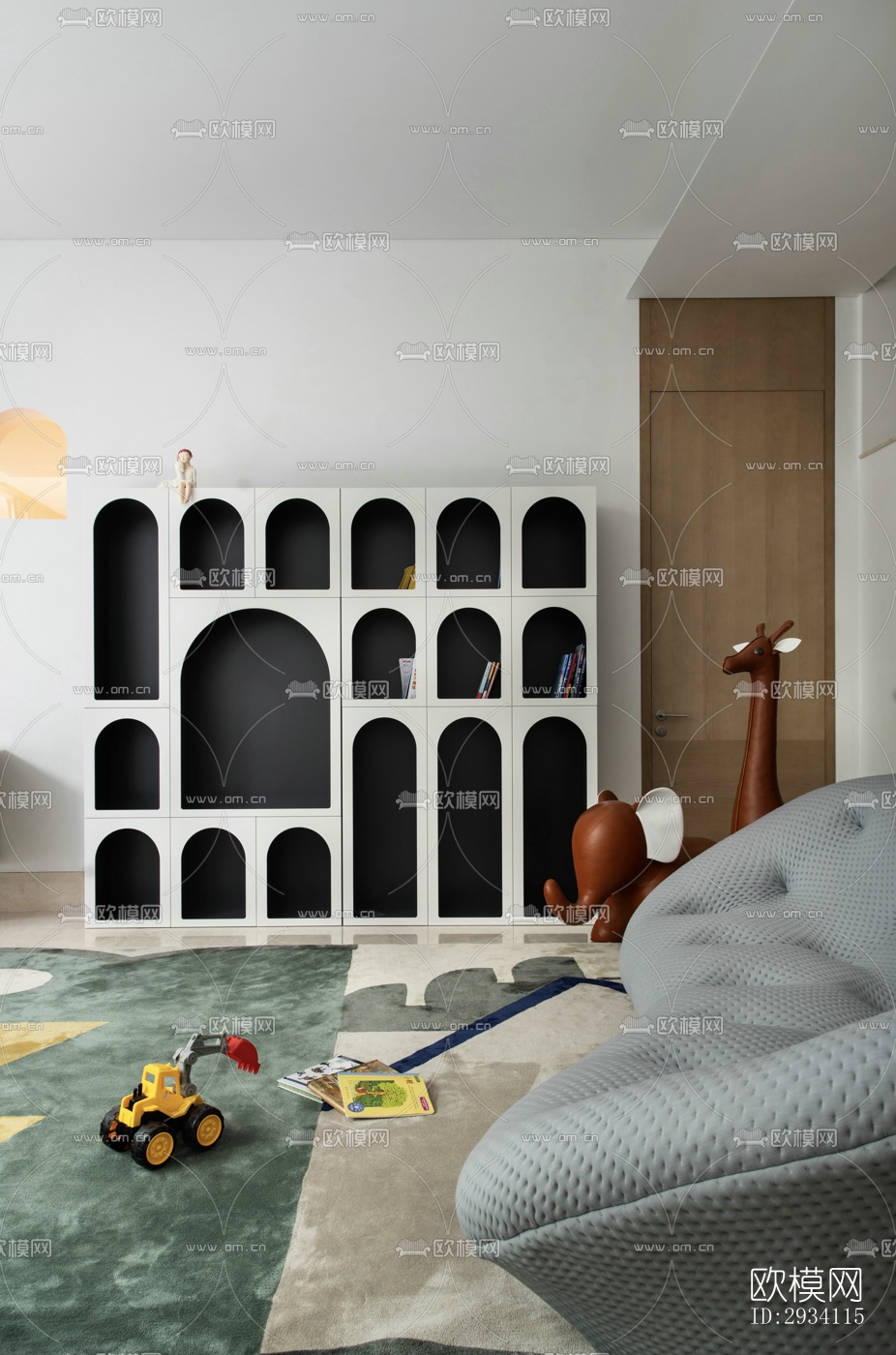 现代别墅效果图下载（渲染图6）