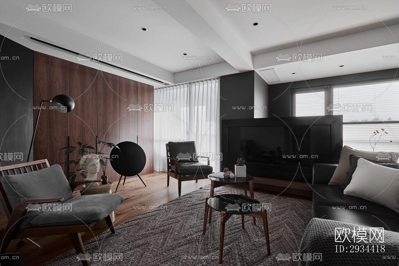 北欧平层效果图下载（渲染图20）