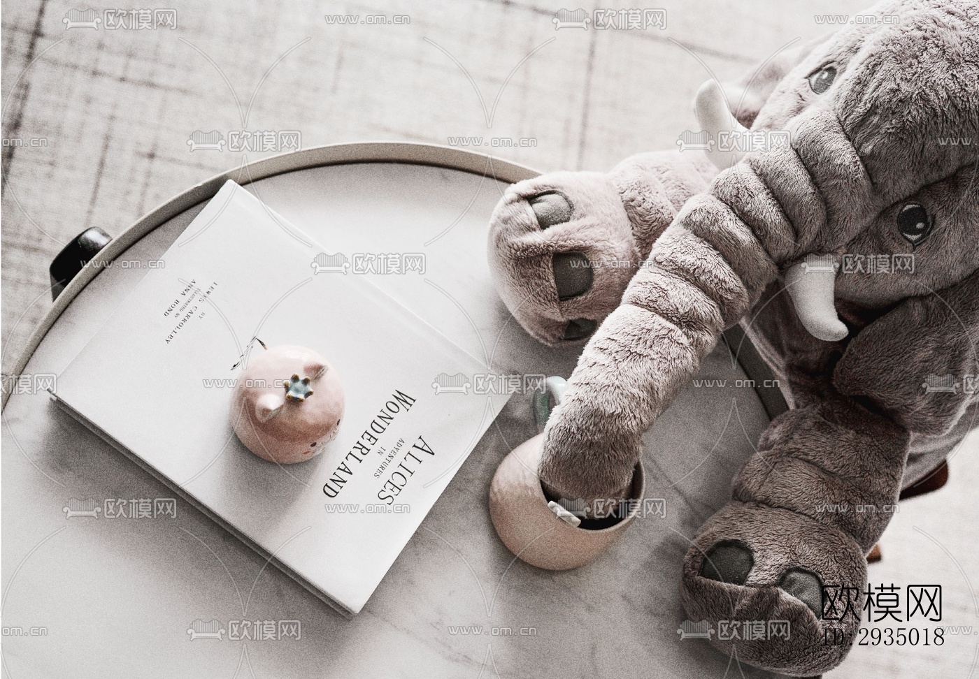 现代平层效果图下载（渲染图7）