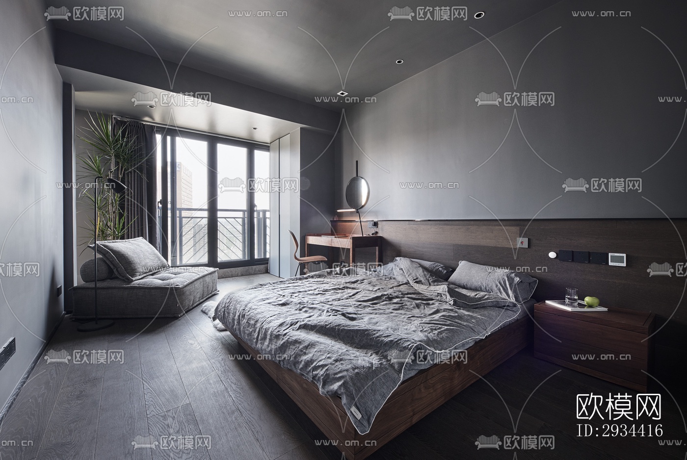 北欧平层效果图下载（渲染图8）