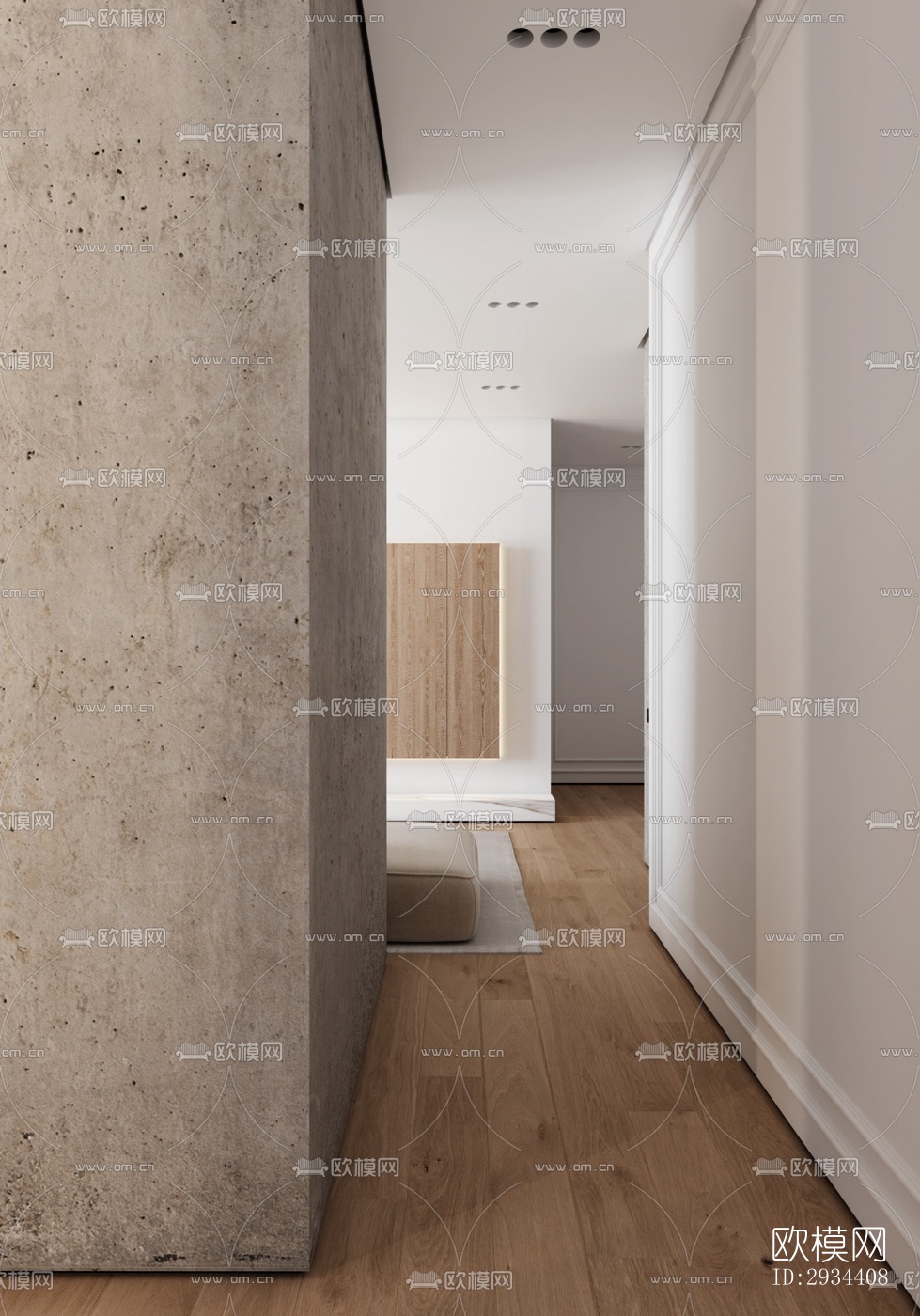 北欧平层效果图下载（渲染图16）