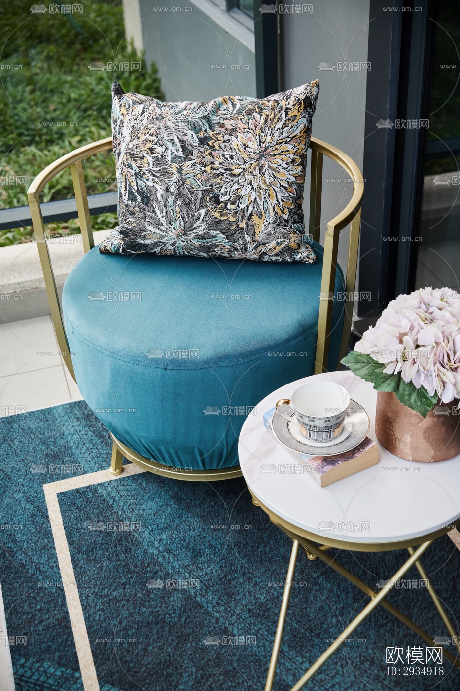 现代平层效果图下载（渲染图20）