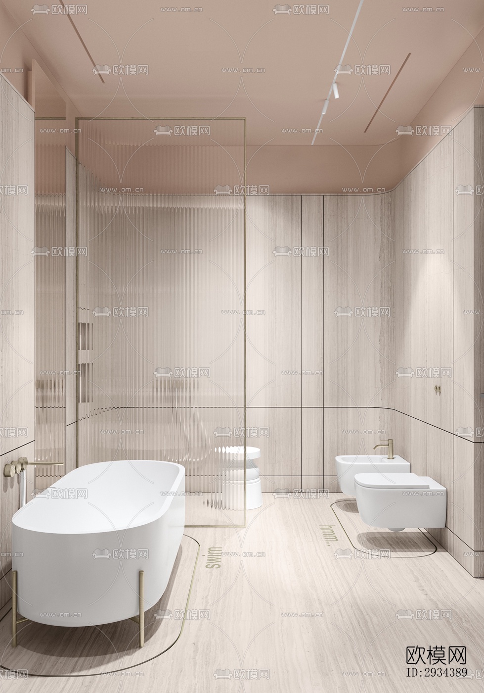 北欧平层效果图下载（渲染图4）