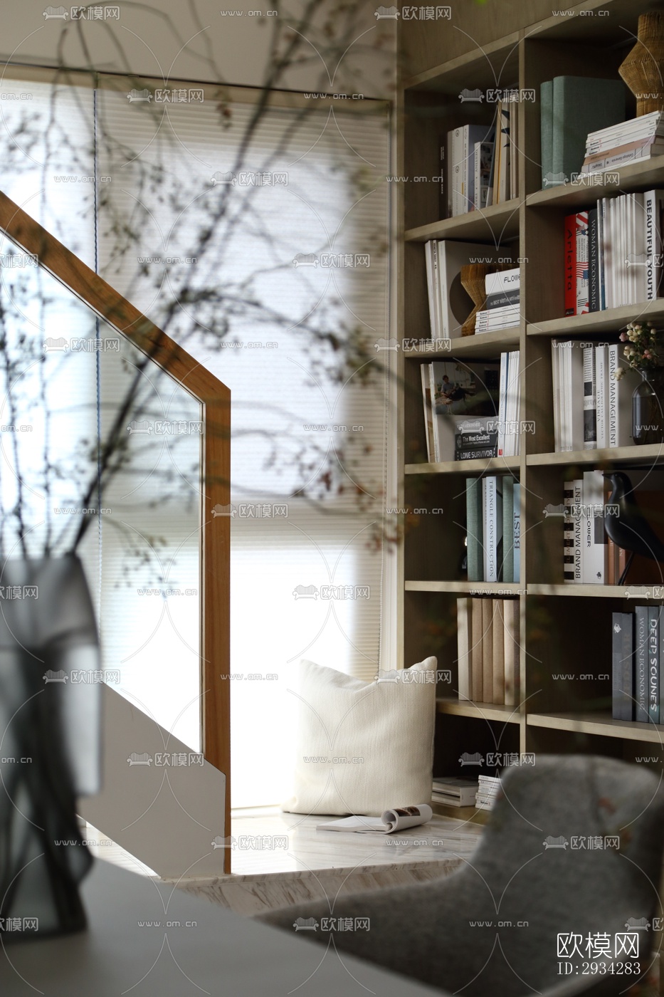 现代复式效果图下载（渲染图3）