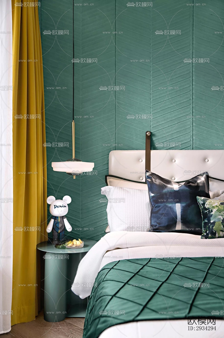 现代复式效果图下载（渲染图9）