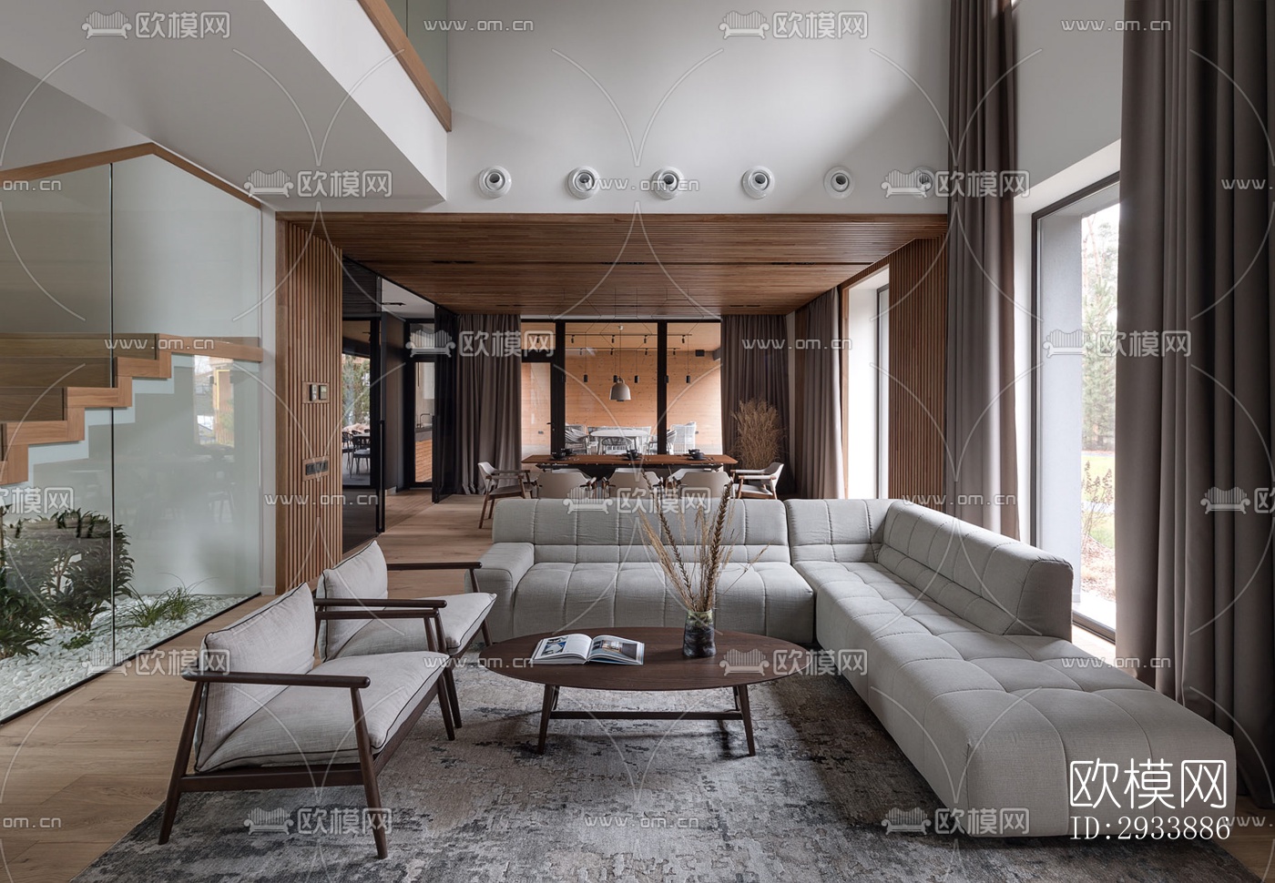 北欧别墅效果图下载（渲染图20）