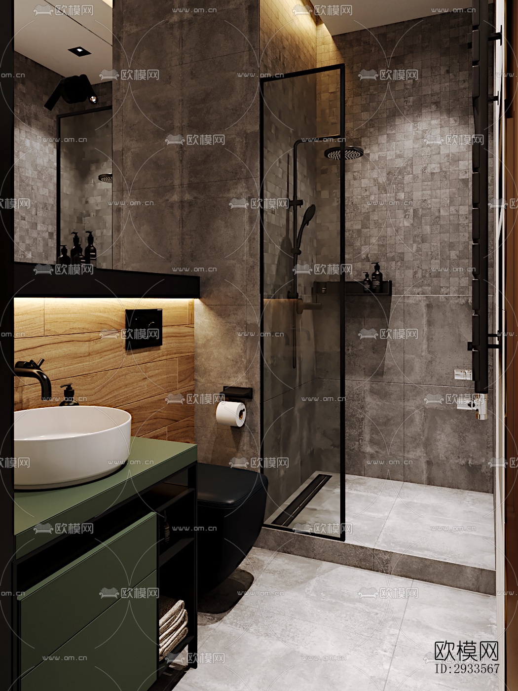 北欧公寓效果图下载（渲染图6）