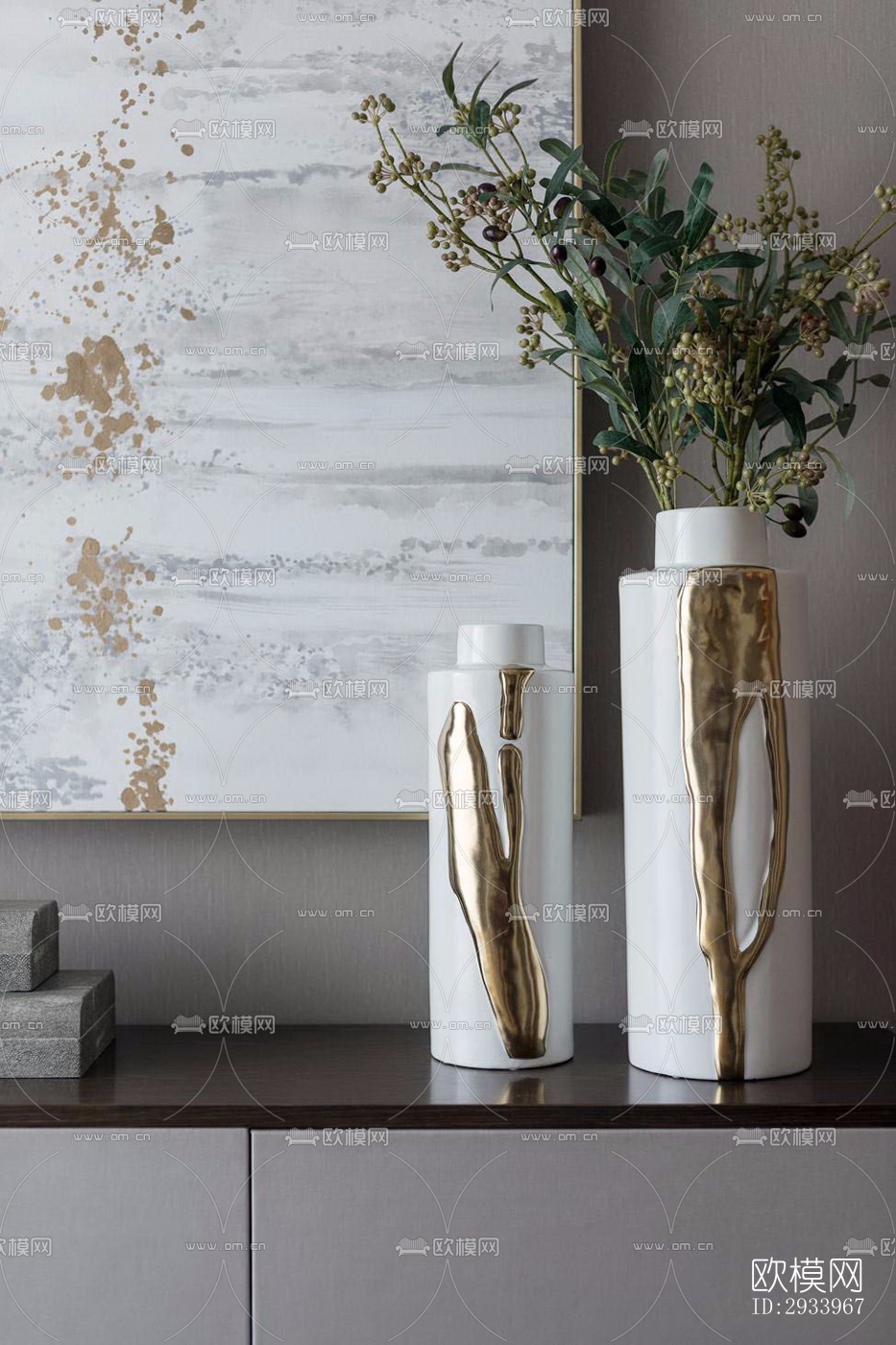 新中式别墅效果图下载（渲染图12）