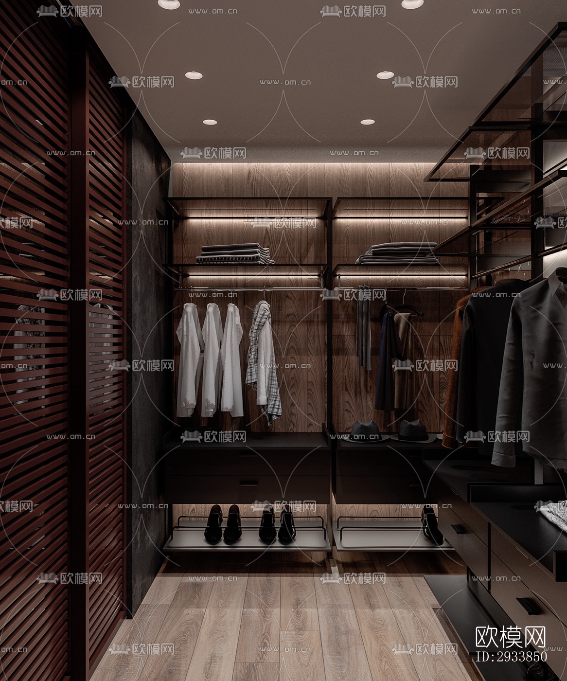 高级灰公寓效果图下载（渲染图13）