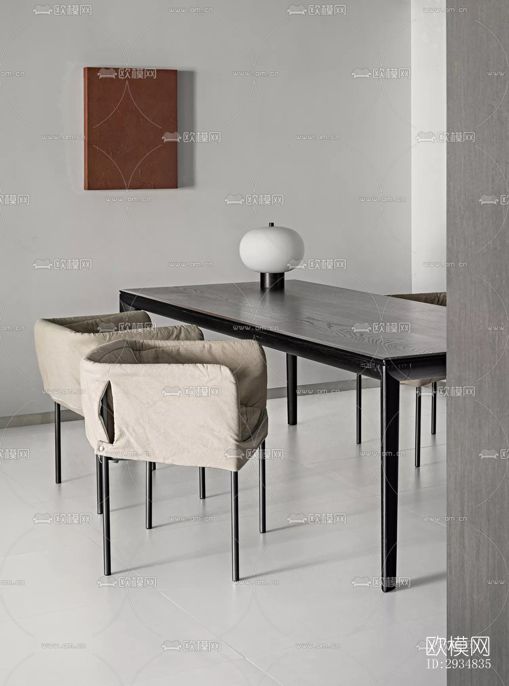 现代平层效果图下载（渲染图18）