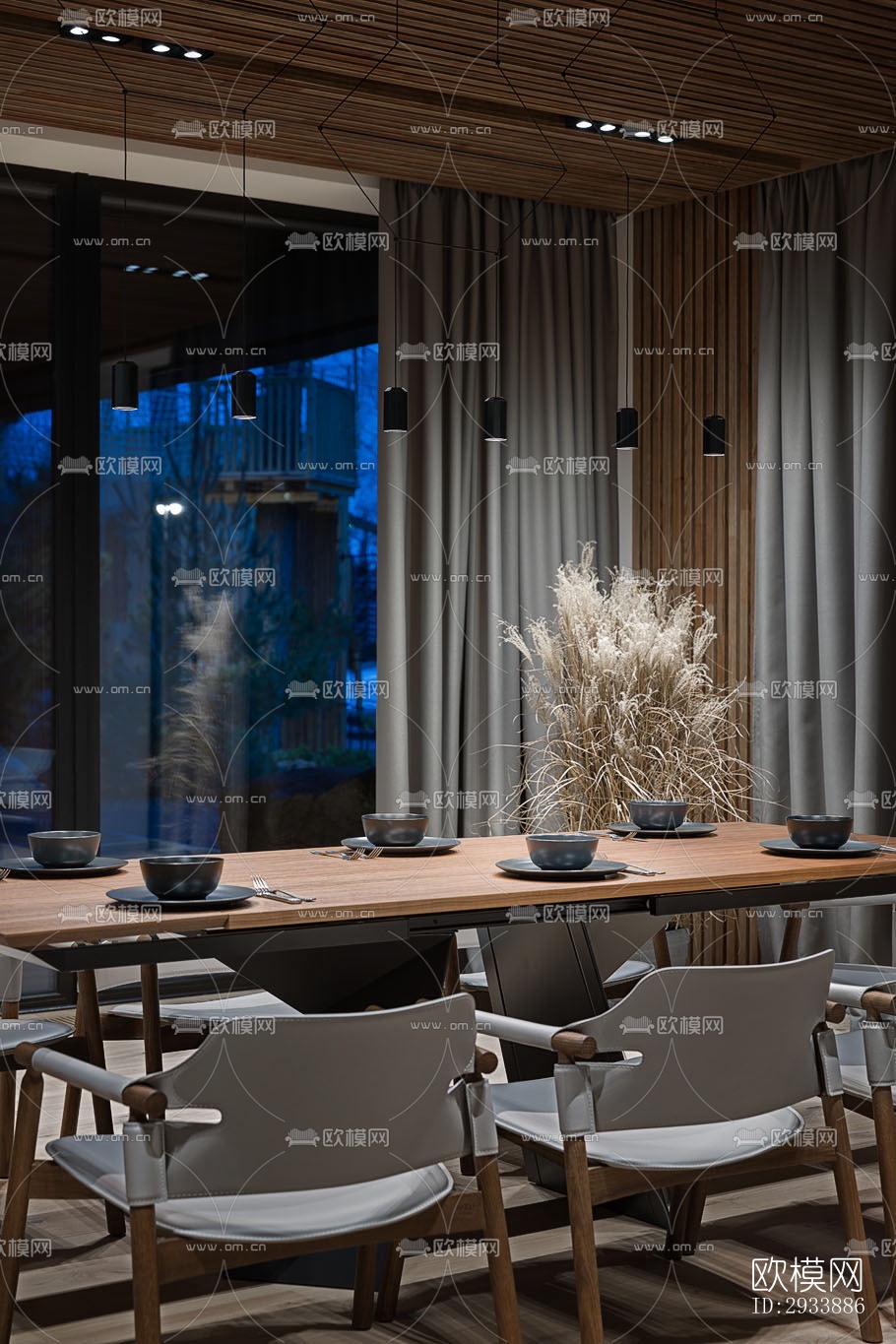 北欧别墅效果图下载（渲染图13）