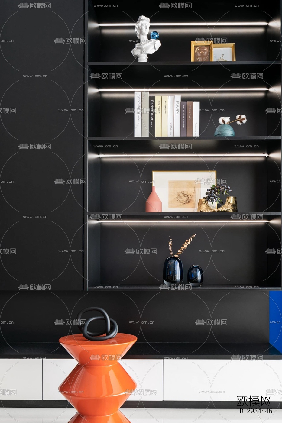 后现代平层效果图下载（渲染图11）