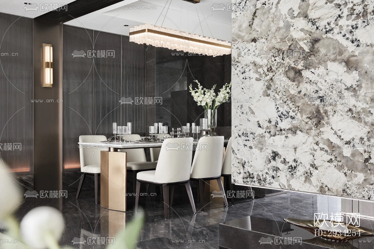 现代复式效果图下载（渲染图18）