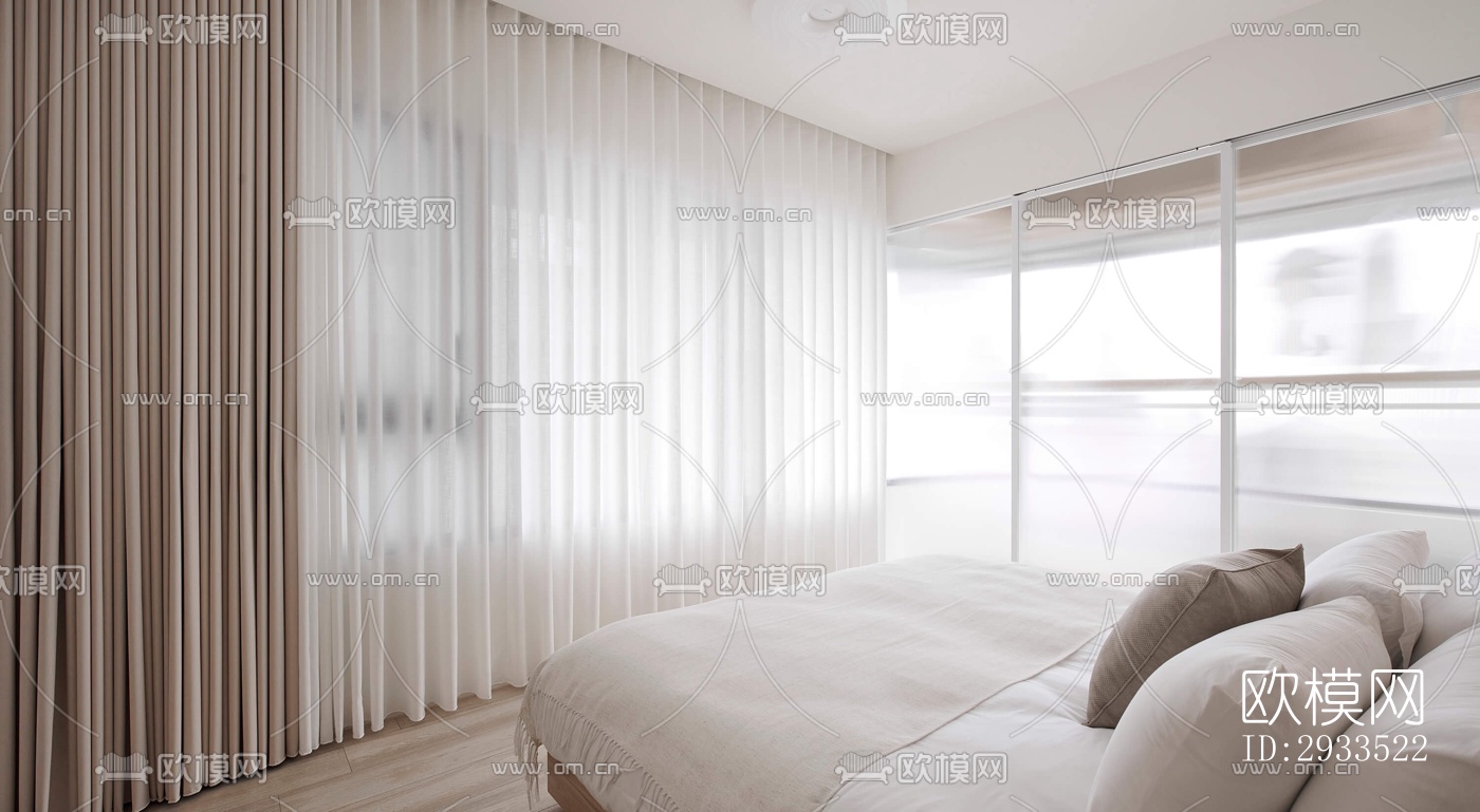 北欧公寓效果图下载（渲染图6）