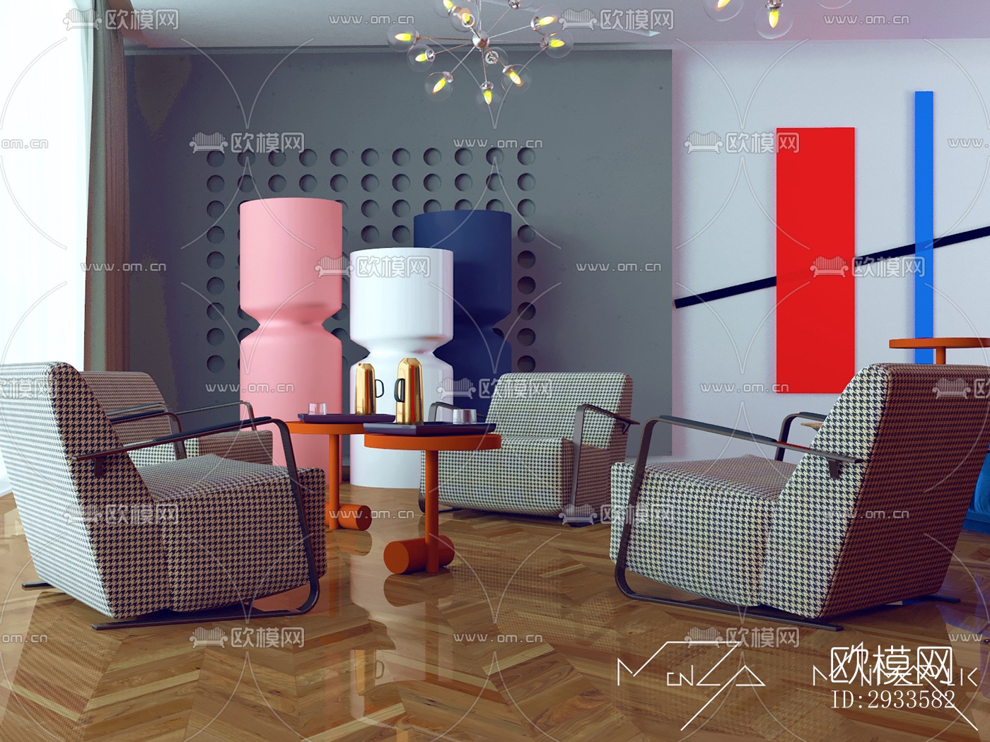 北欧公寓效果图下载（渲染图20）