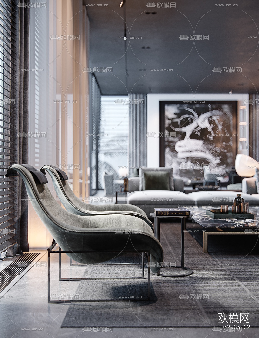 高级灰平层效果图下载（渲染图7）