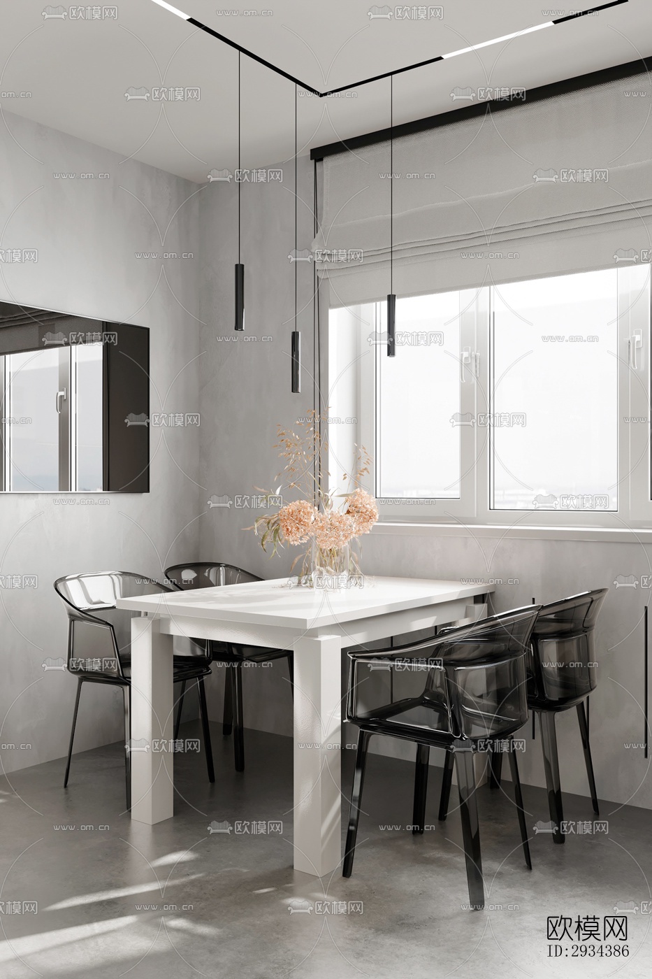 北欧平层效果图下载（渲染图18）