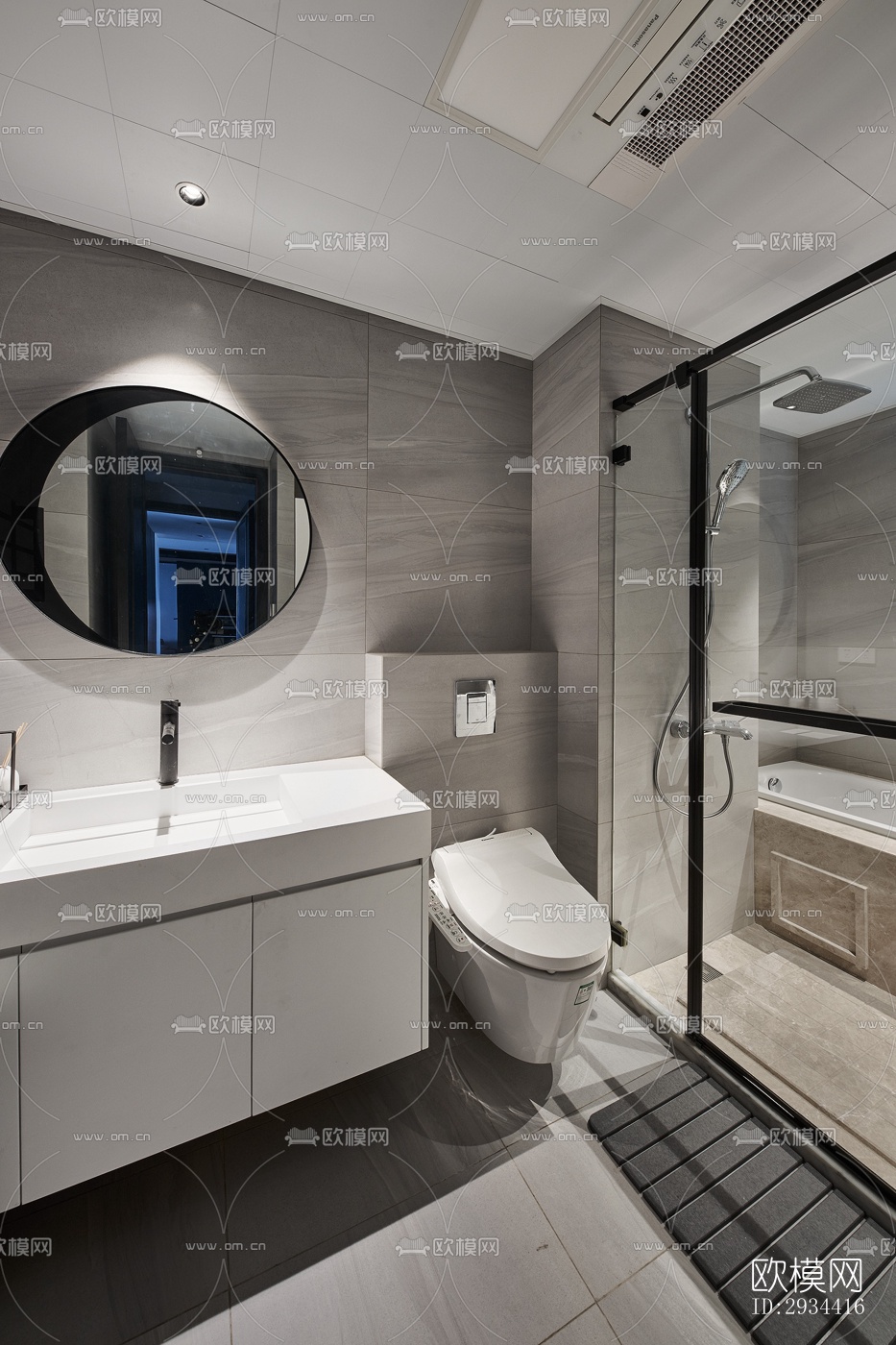 北欧平层效果图下载（渲染图12）