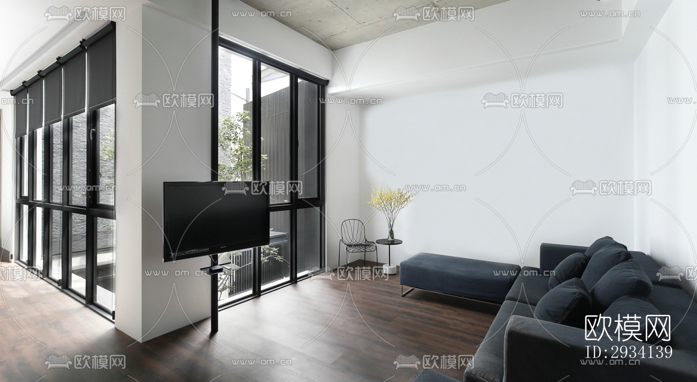 现代别墅效果图下载（渲染图3）