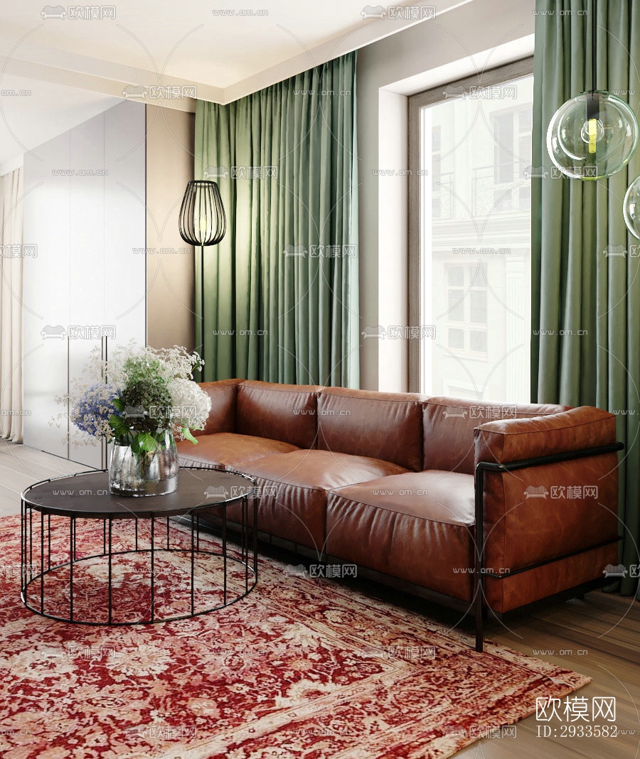 北欧公寓效果图下载（渲染图13）