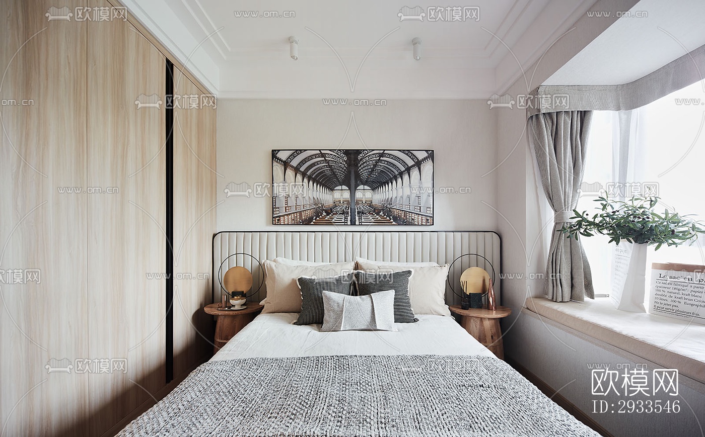 北欧公寓效果图下载（渲染图2）