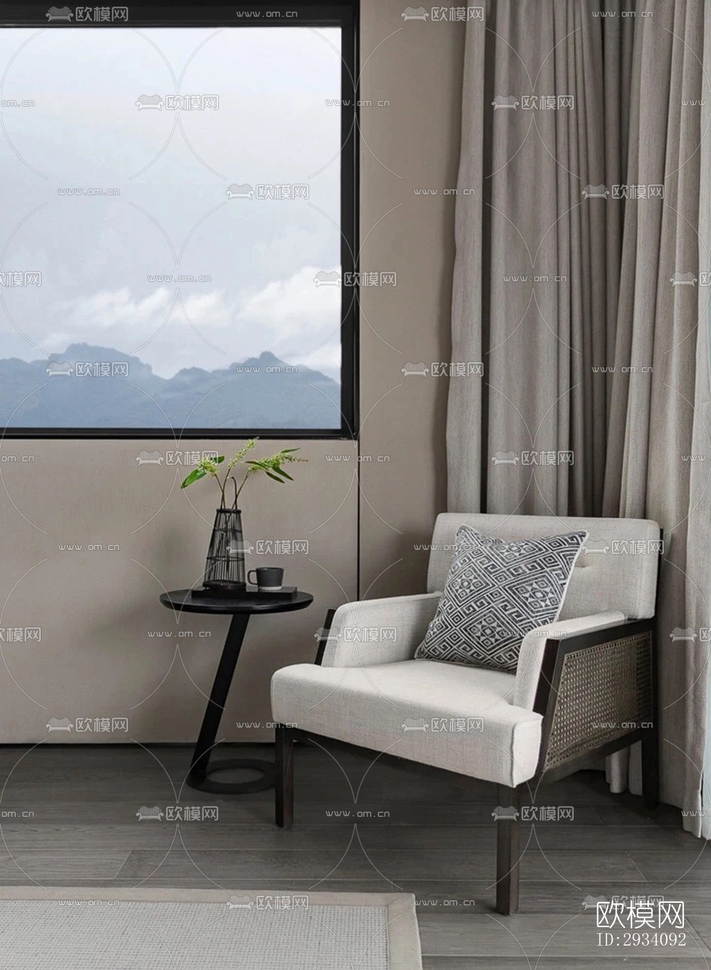 现代别墅效果图下载（渲染图4）