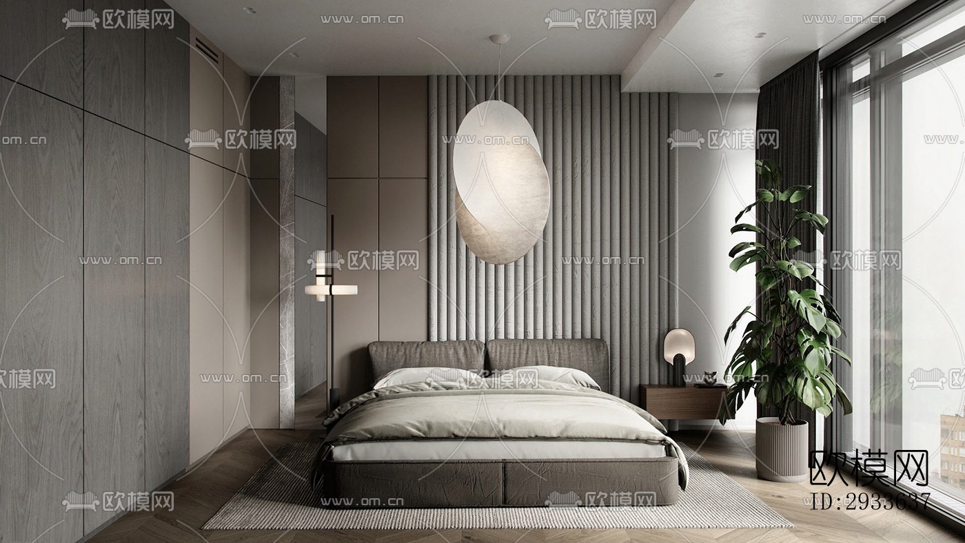 北欧公寓效果图下载（渲染图5）