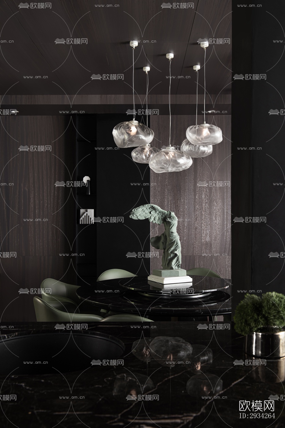 现代复式效果图下载（渲染图5）