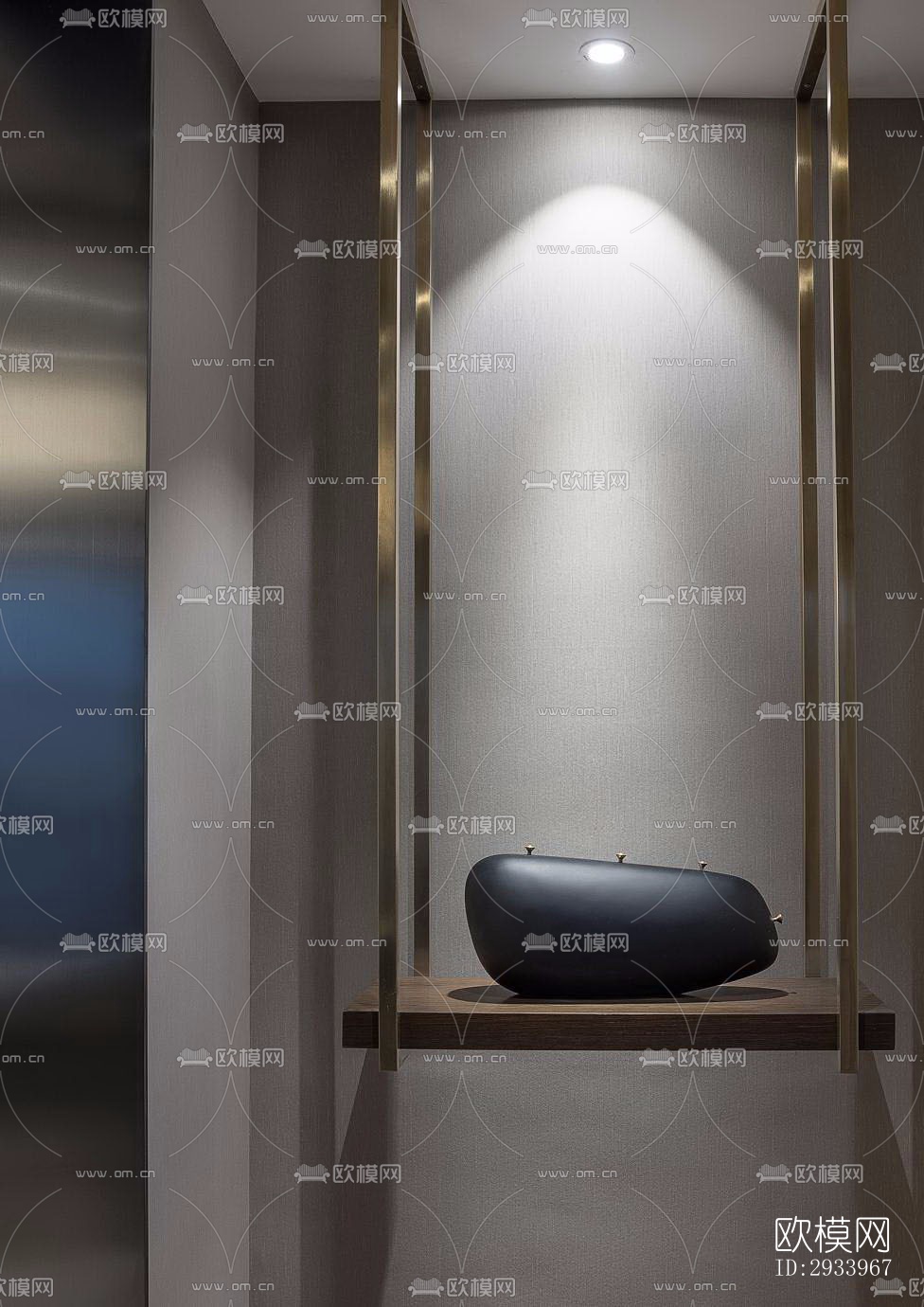 新中式别墅效果图下载（渲染图7）