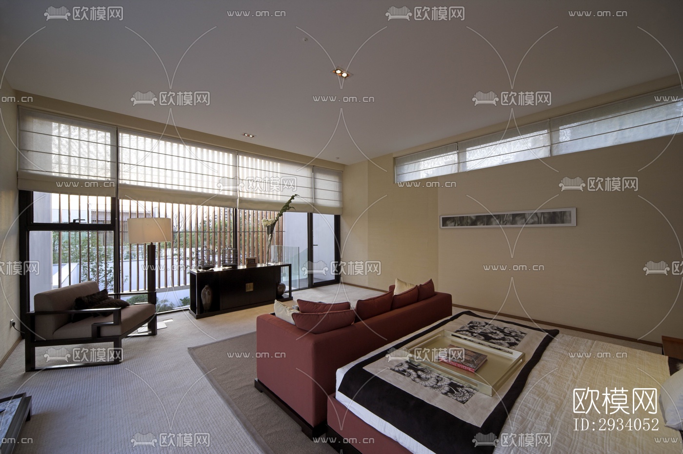 现代别墅效果图下载（渲染图1）