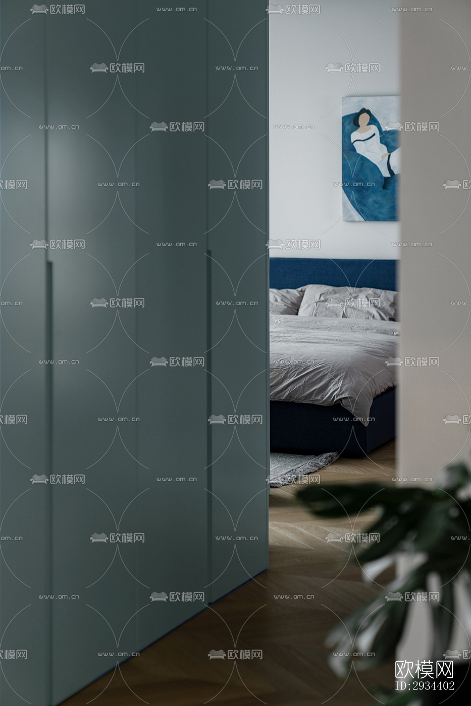 北欧平层效果图下载（渲染图16）