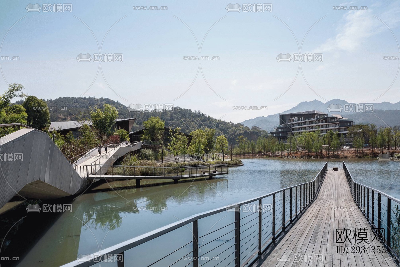 中式平层效果图下载（渲染图14）