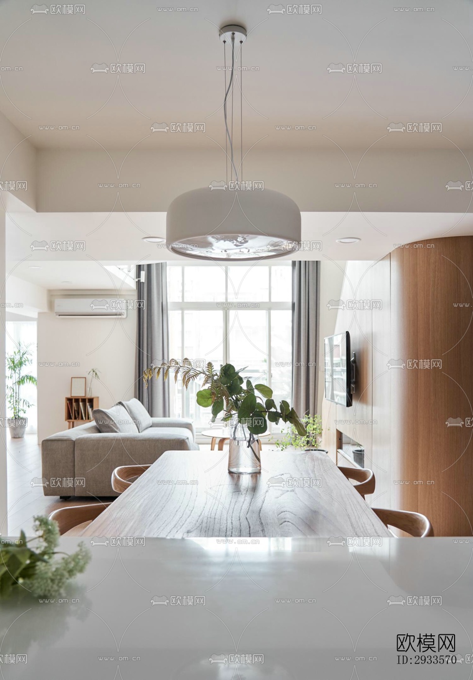 北欧公寓效果图下载（渲染图17）