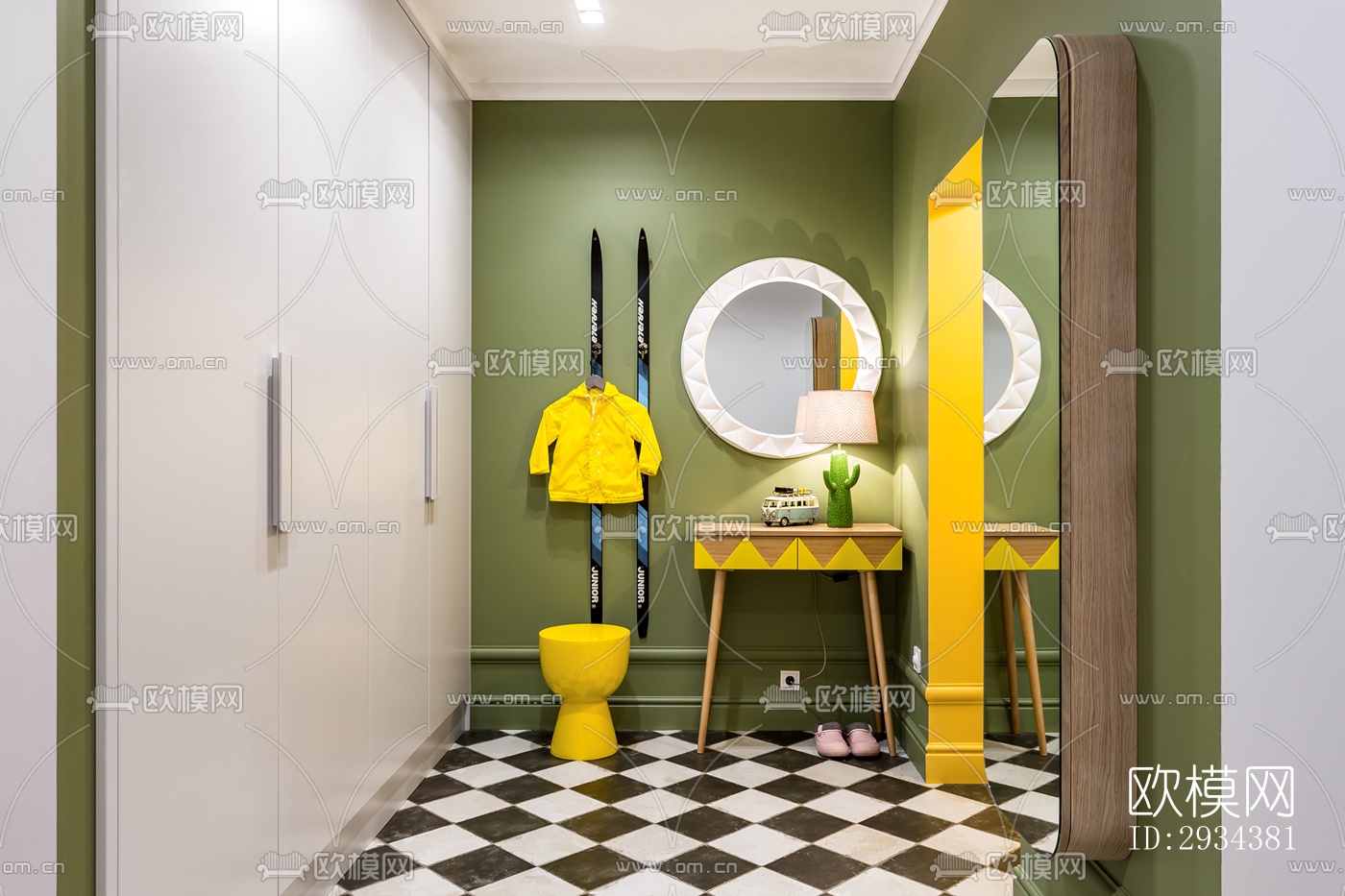 北欧平层效果图下载（渲染图10）