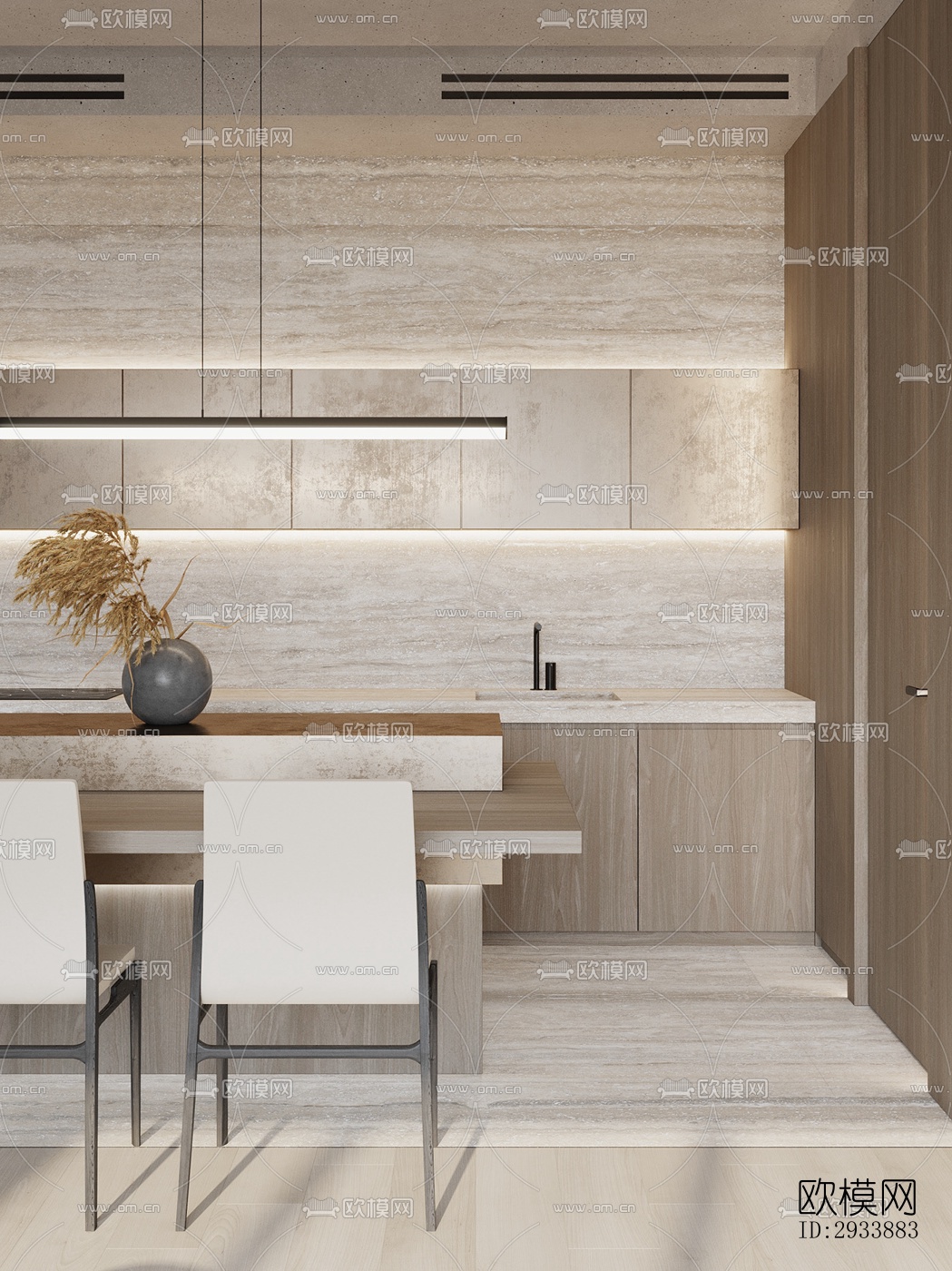 北欧别墅效果图下载（渲染图7）