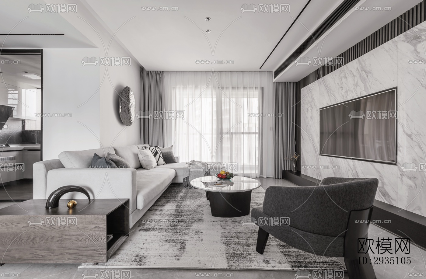 高级灰平层效果图下载（渲染图19）