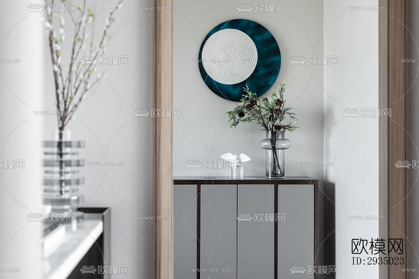 现代平层效果图下载（渲染图15）