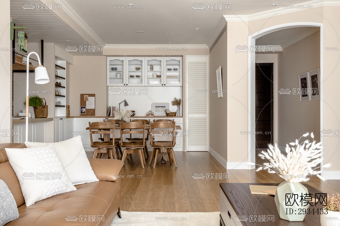 北欧平层效果图下载（渲染图15）