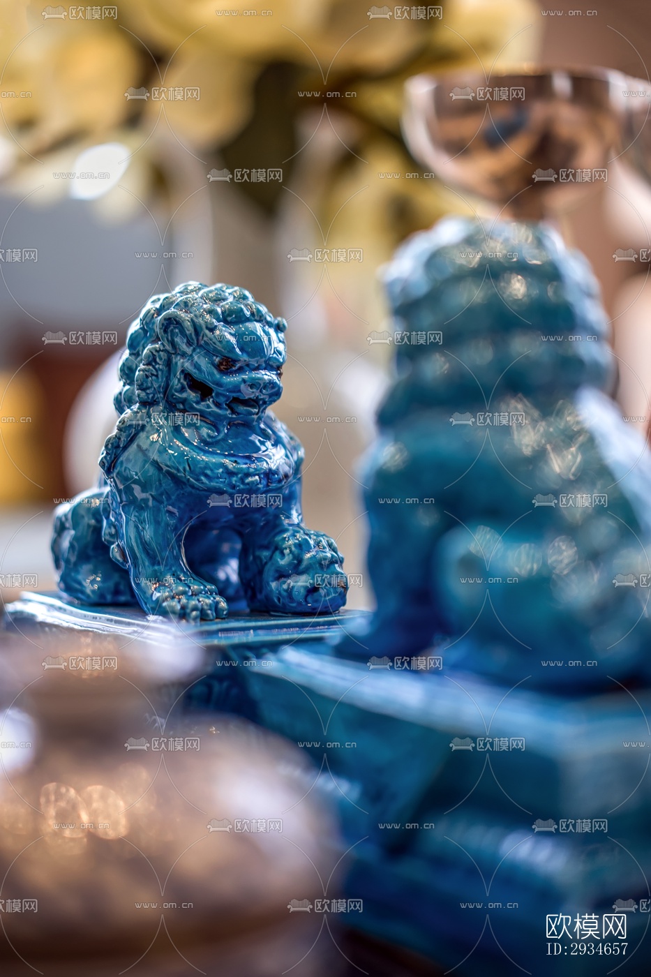 新中式平层效果图下载（渲染图7）