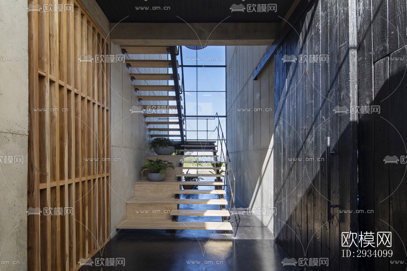 现代别墅效果图下载（渲染图14）